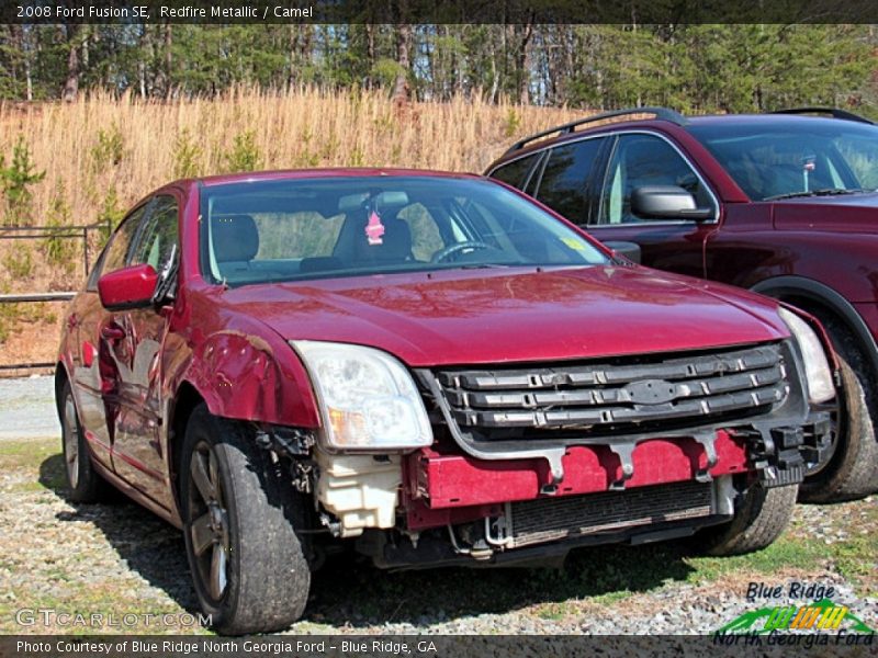 Redfire Metallic / Camel 2008 Ford Fusion SE