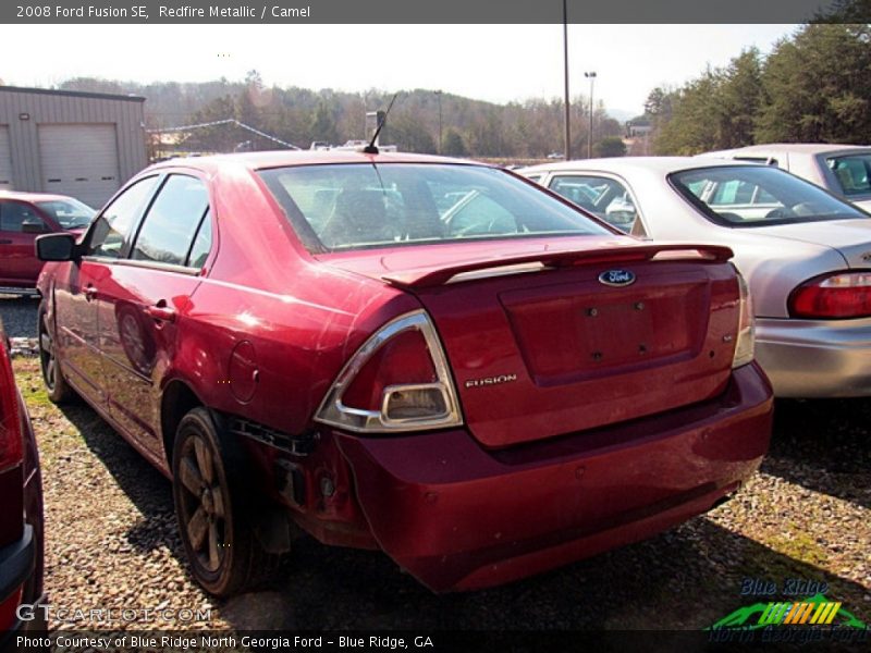 Redfire Metallic / Camel 2008 Ford Fusion SE