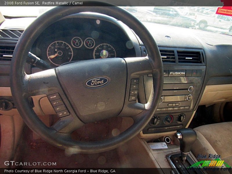 Redfire Metallic / Camel 2008 Ford Fusion SE