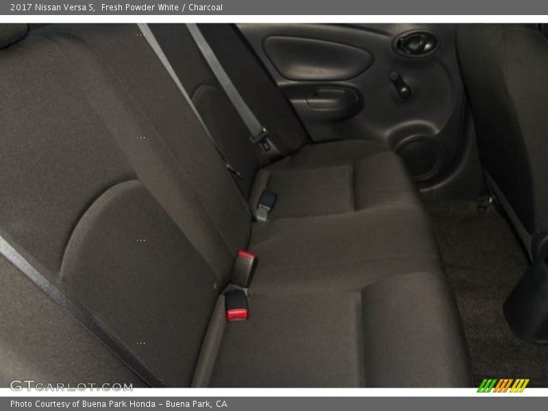 Fresh Powder White / Charcoal 2017 Nissan Versa S