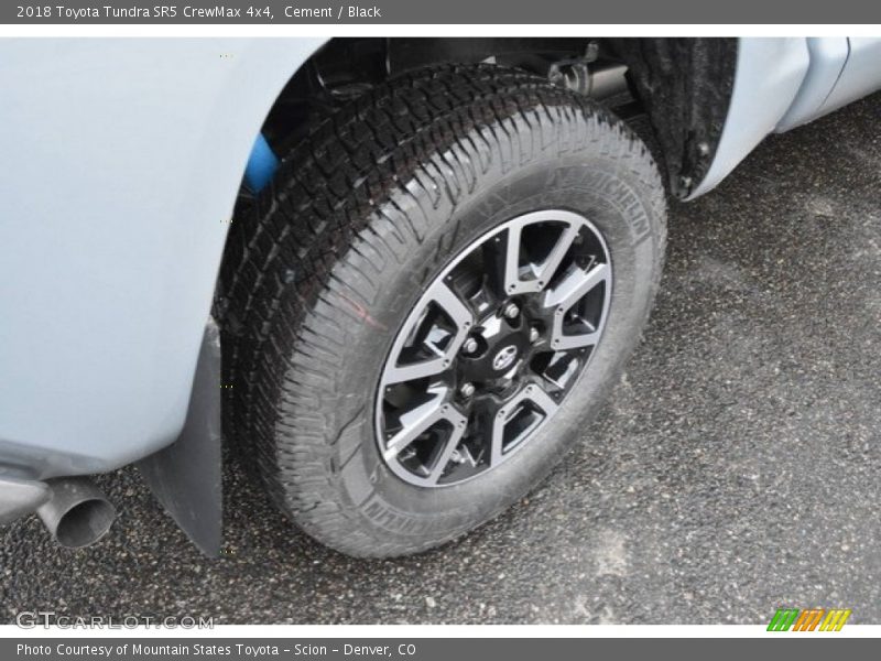 Cement / Black 2018 Toyota Tundra SR5 CrewMax 4x4