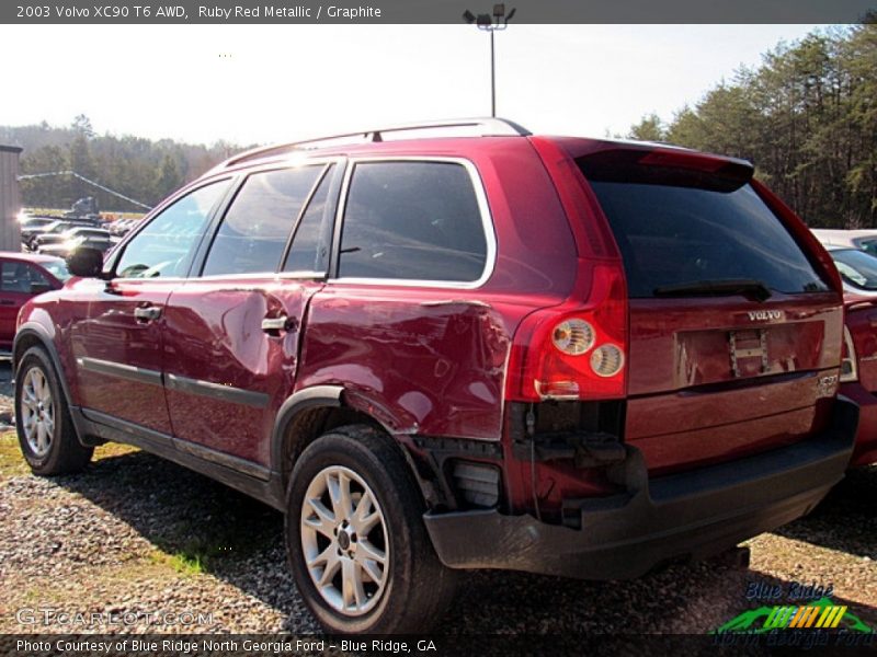 Ruby Red Metallic / Graphite 2003 Volvo XC90 T6 AWD