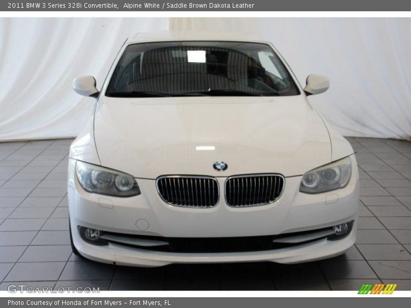 Alpine White / Saddle Brown Dakota Leather 2011 BMW 3 Series 328i Convertible