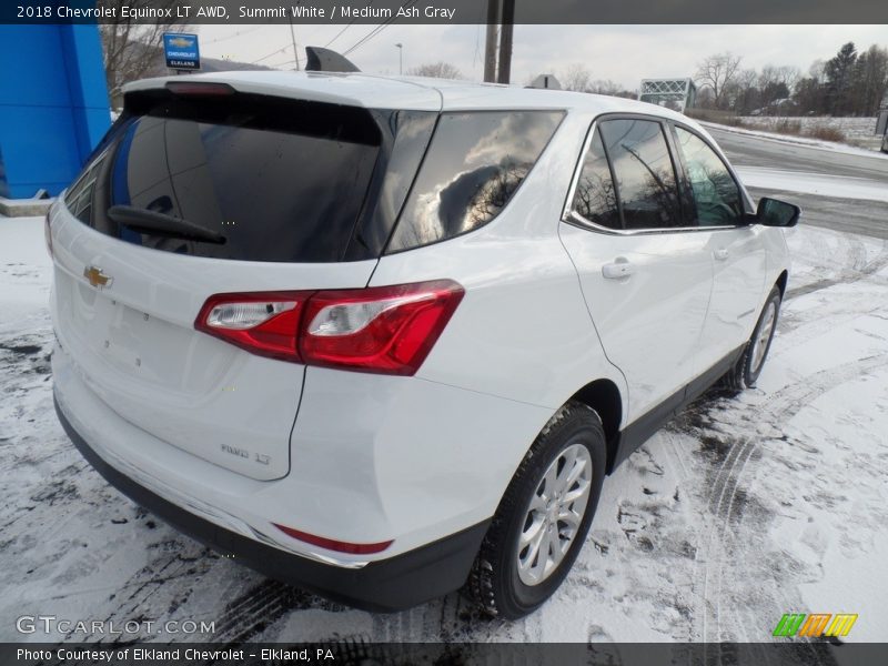 Summit White / Medium Ash Gray 2018 Chevrolet Equinox LT AWD