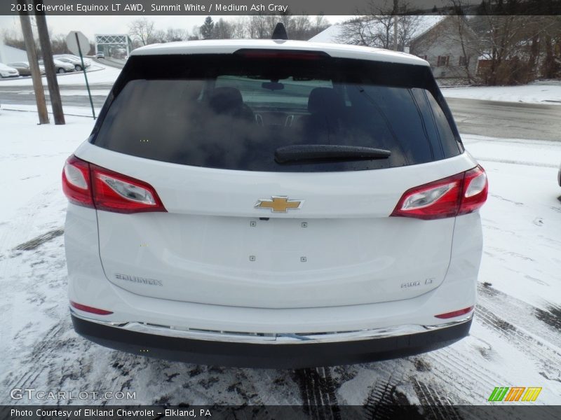 Summit White / Medium Ash Gray 2018 Chevrolet Equinox LT AWD