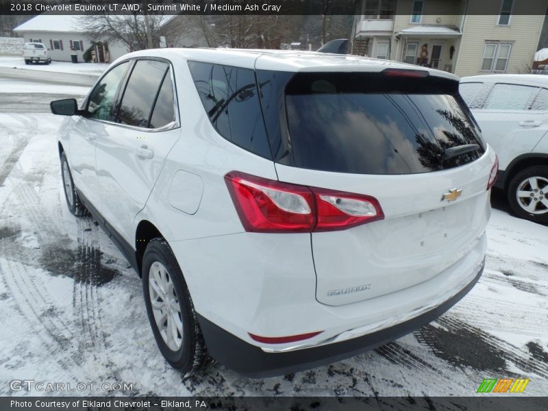 Summit White / Medium Ash Gray 2018 Chevrolet Equinox LT AWD