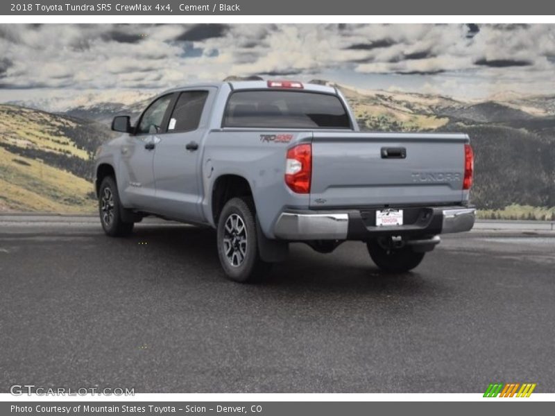 Cement / Black 2018 Toyota Tundra SR5 CrewMax 4x4