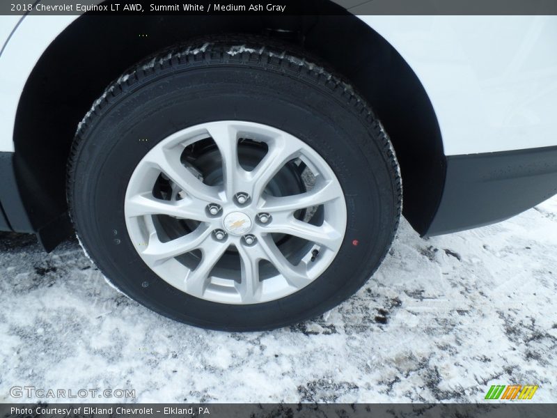 Summit White / Medium Ash Gray 2018 Chevrolet Equinox LT AWD