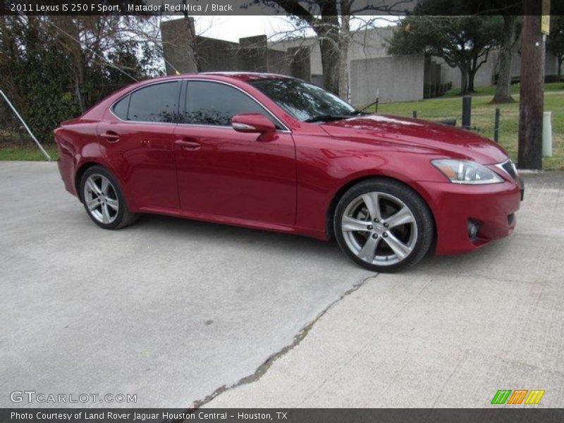 Matador Red Mica / Black 2011 Lexus IS 250 F Sport
