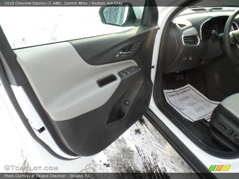 Summit White / Medium Ash Gray 2018 Chevrolet Equinox LT AWD