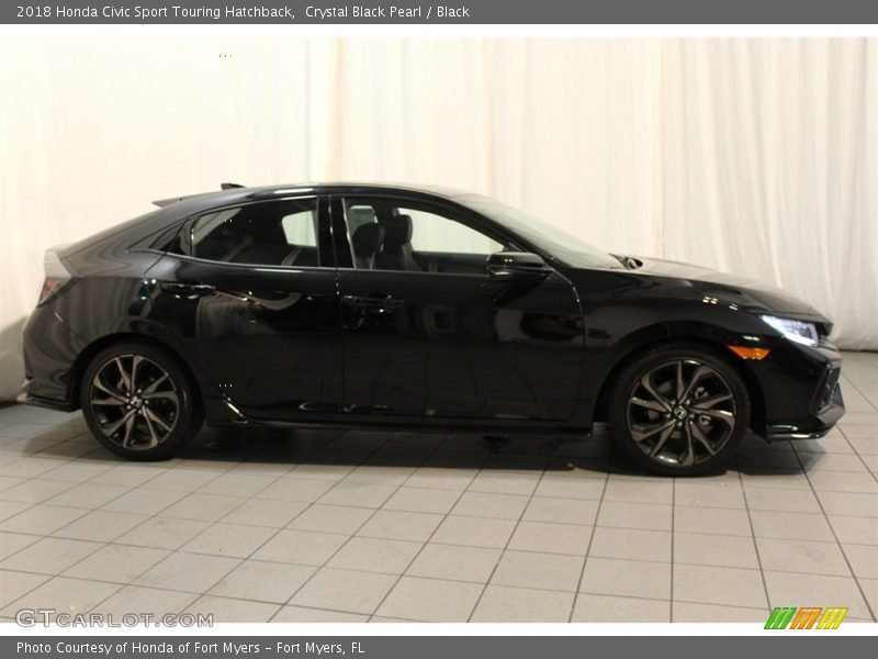 Crystal Black Pearl / Black 2018 Honda Civic Sport Touring Hatchback