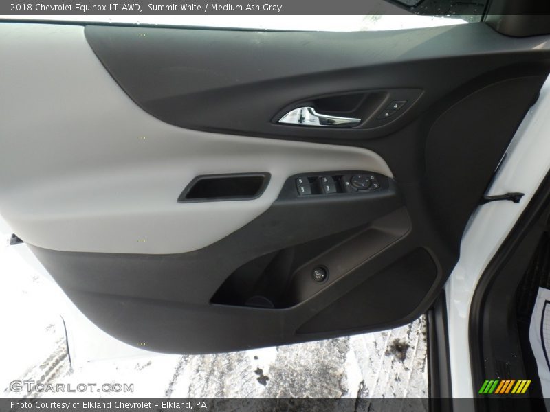 Summit White / Medium Ash Gray 2018 Chevrolet Equinox LT AWD