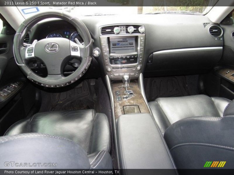 Matador Red Mica / Black 2011 Lexus IS 250 F Sport