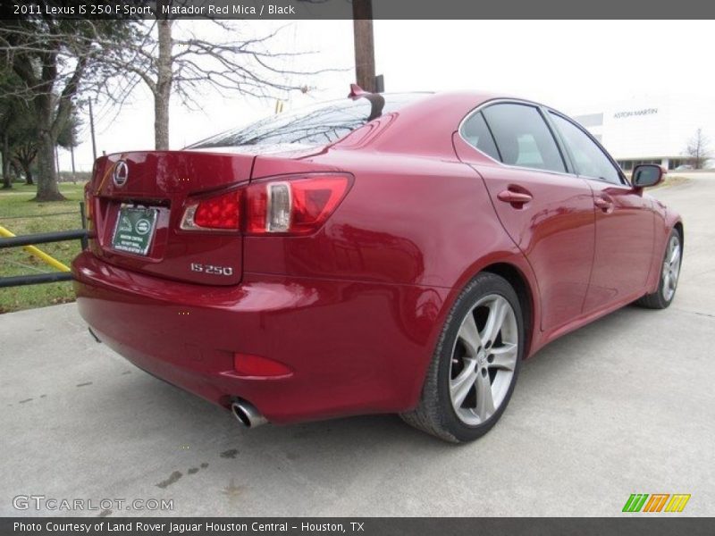 Matador Red Mica / Black 2011 Lexus IS 250 F Sport