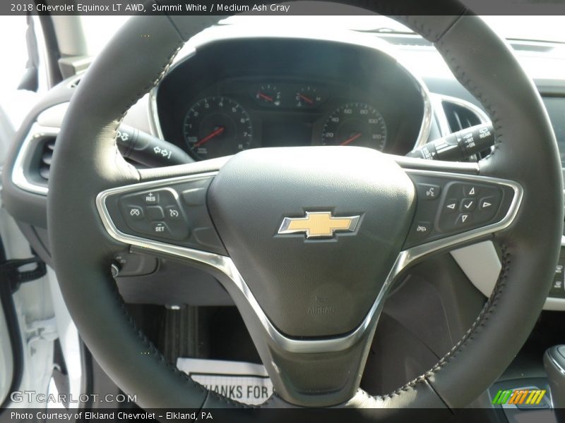 Summit White / Medium Ash Gray 2018 Chevrolet Equinox LT AWD