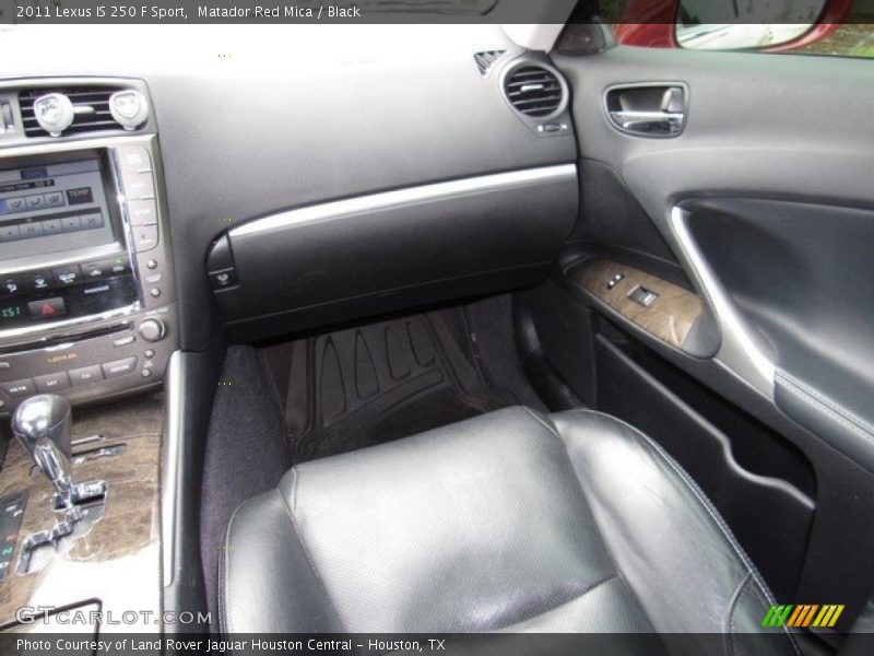 Matador Red Mica / Black 2011 Lexus IS 250 F Sport