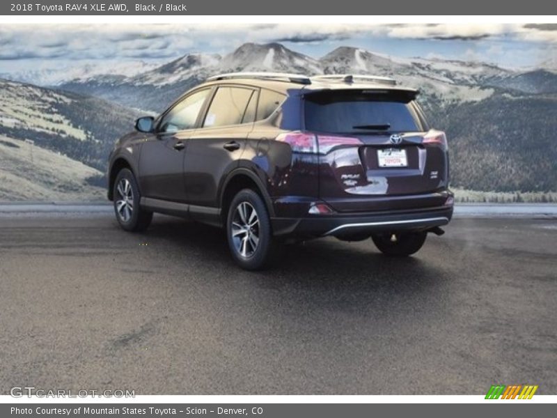 Black / Black 2018 Toyota RAV4 XLE AWD