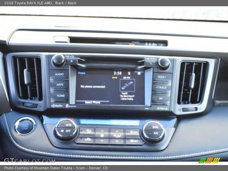 Black / Black 2018 Toyota RAV4 XLE AWD