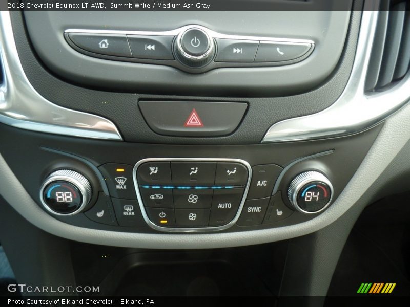 Summit White / Medium Ash Gray 2018 Chevrolet Equinox LT AWD