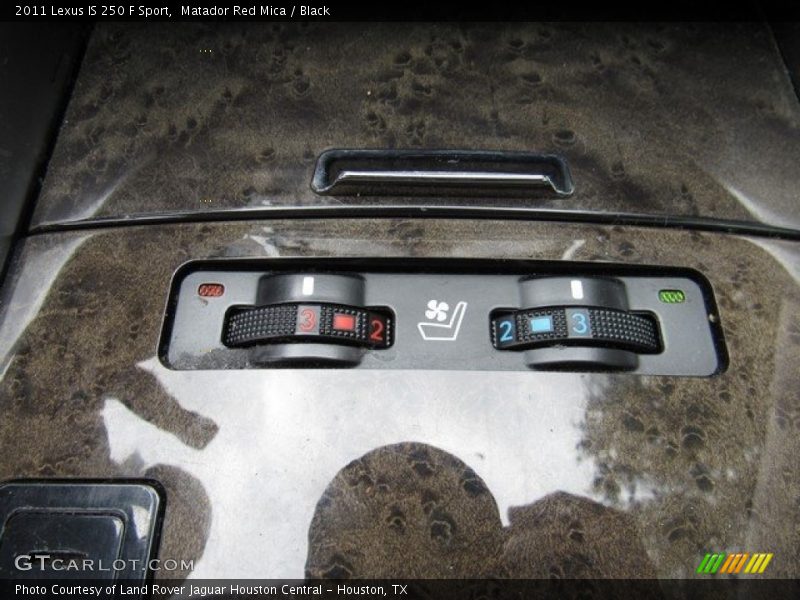 Matador Red Mica / Black 2011 Lexus IS 250 F Sport