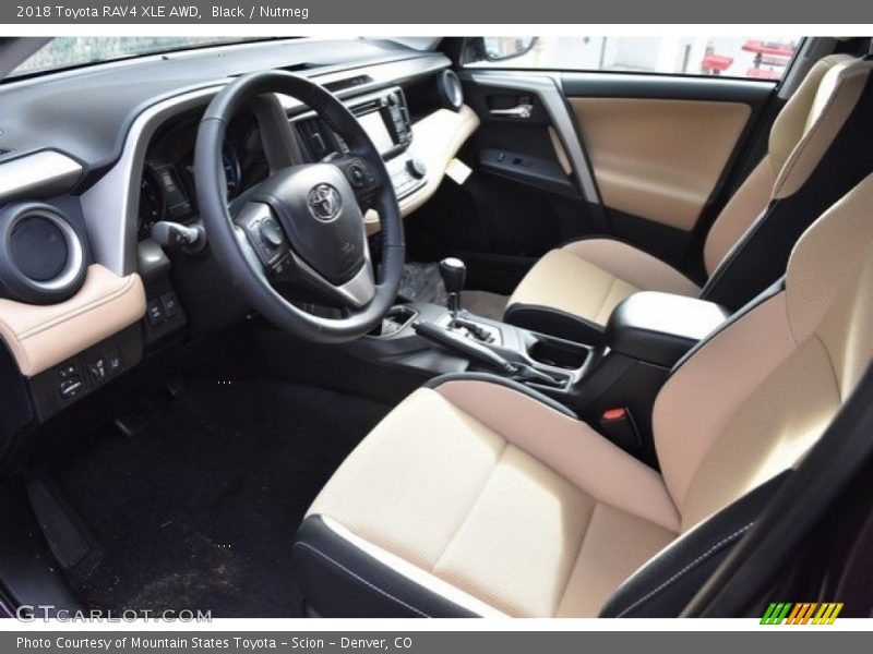 Black / Nutmeg 2018 Toyota RAV4 XLE AWD