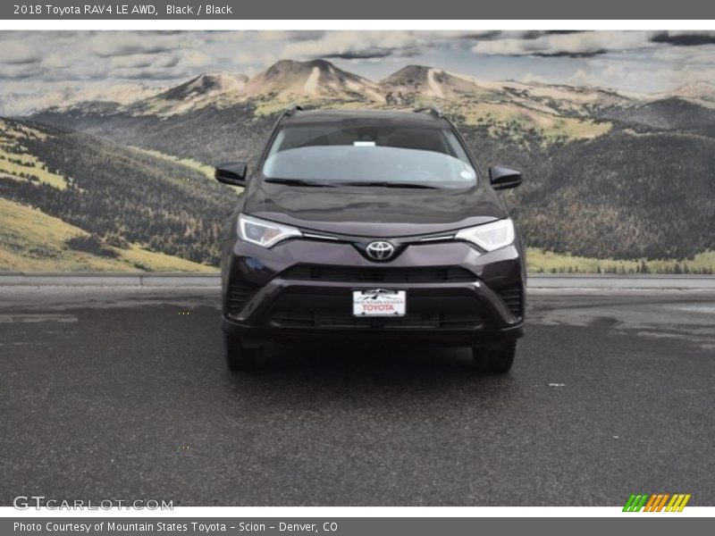 Black / Black 2018 Toyota RAV4 LE AWD