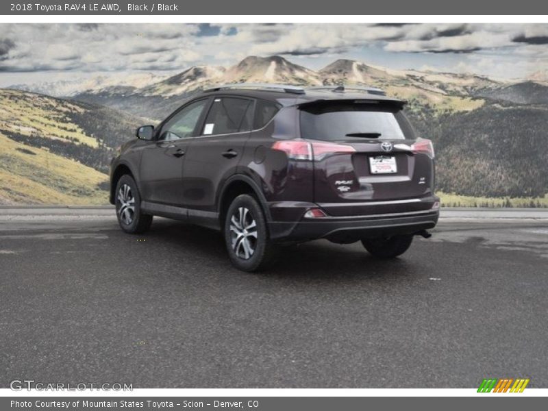 Black / Black 2018 Toyota RAV4 LE AWD