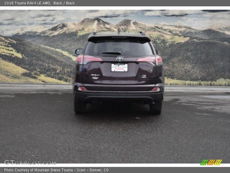 Black / Black 2018 Toyota RAV4 LE AWD