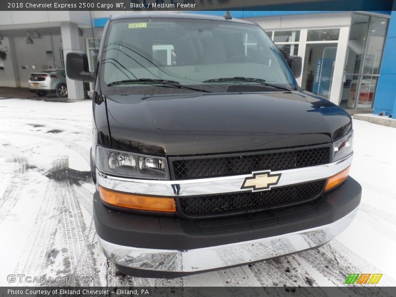 Black / Medium Pewter 2018 Chevrolet Express 2500 Cargo WT