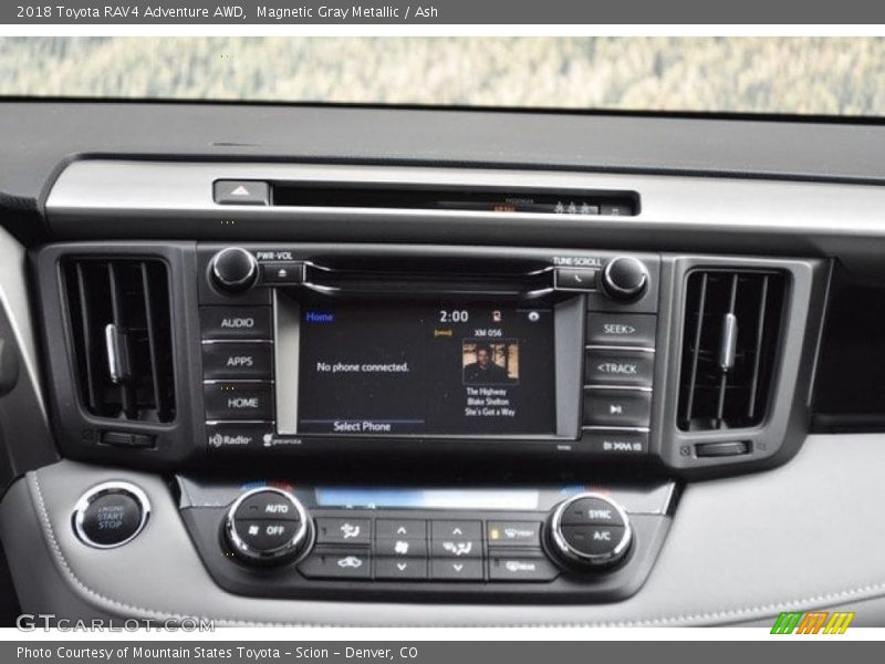 Magnetic Gray Metallic / Ash 2018 Toyota RAV4 Adventure AWD