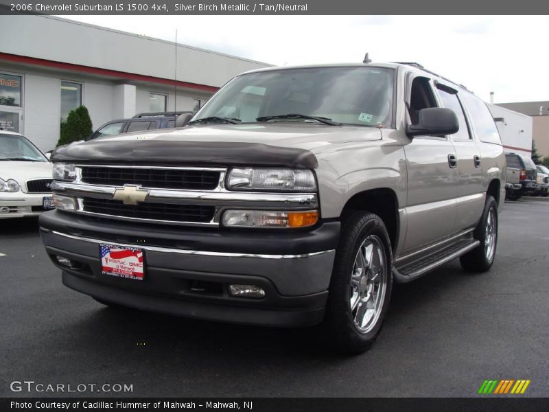 Silver Birch Metallic / Tan/Neutral 2006 Chevrolet Suburban LS 1500 4x4