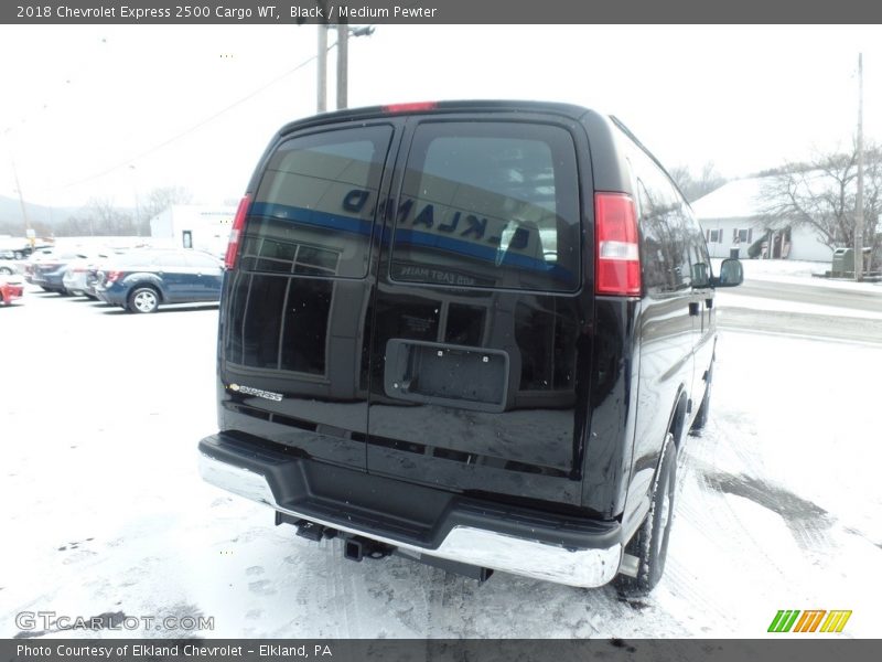 Black / Medium Pewter 2018 Chevrolet Express 2500 Cargo WT