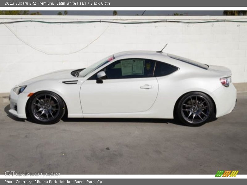 Satin White Pearl / Black Cloth 2013 Subaru BRZ Premium