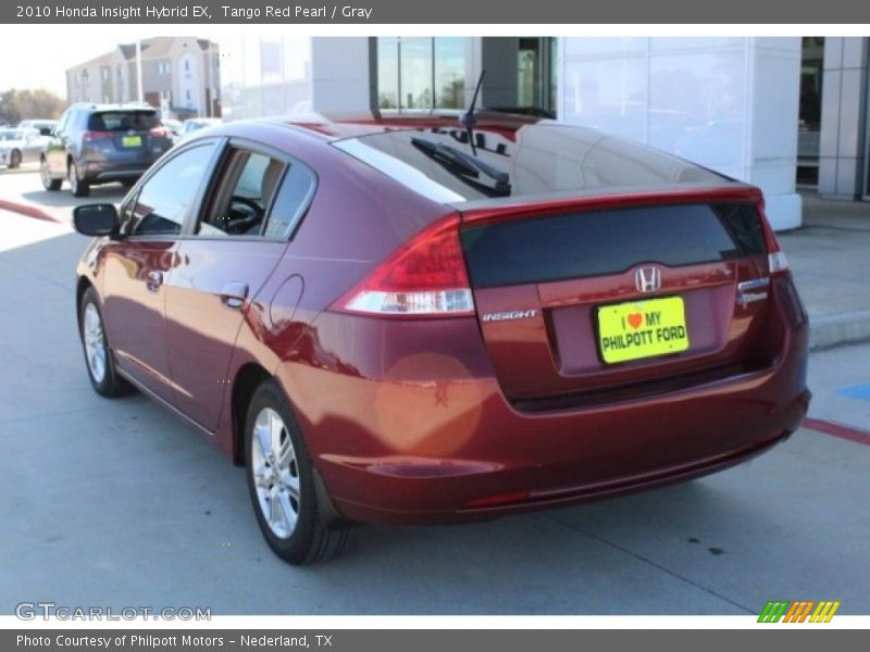 Tango Red Pearl / Gray 2010 Honda Insight Hybrid EX