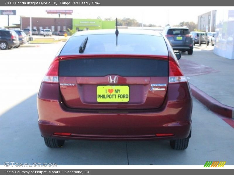 Tango Red Pearl / Gray 2010 Honda Insight Hybrid EX