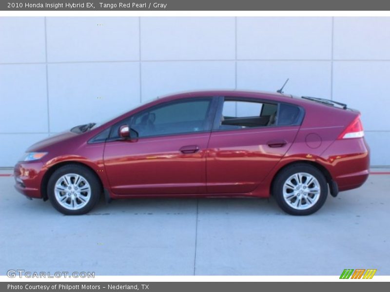 Tango Red Pearl / Gray 2010 Honda Insight Hybrid EX