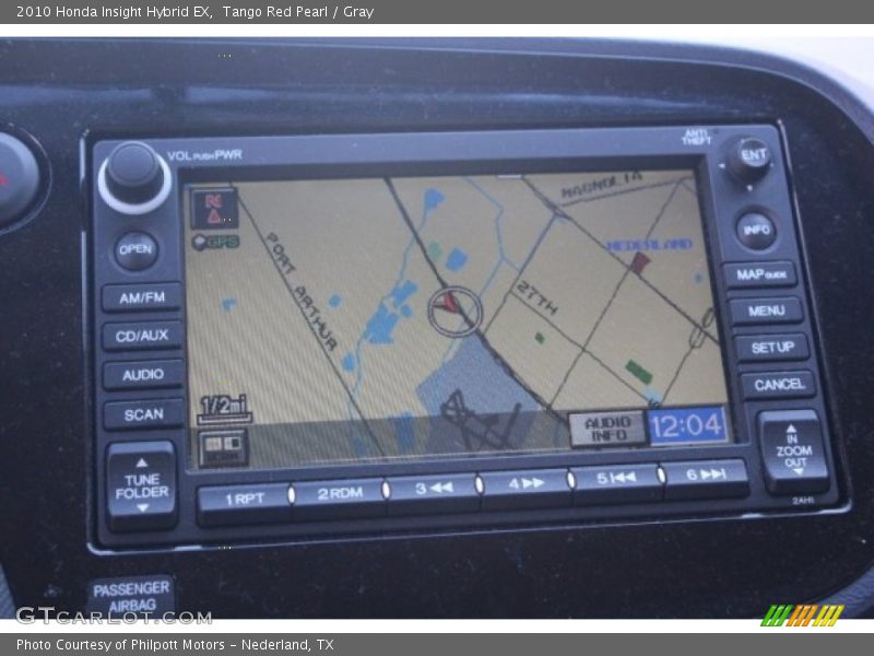 Tango Red Pearl / Gray 2010 Honda Insight Hybrid EX