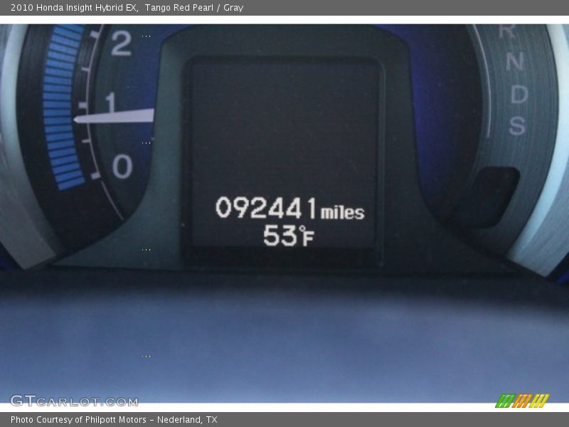 Tango Red Pearl / Gray 2010 Honda Insight Hybrid EX