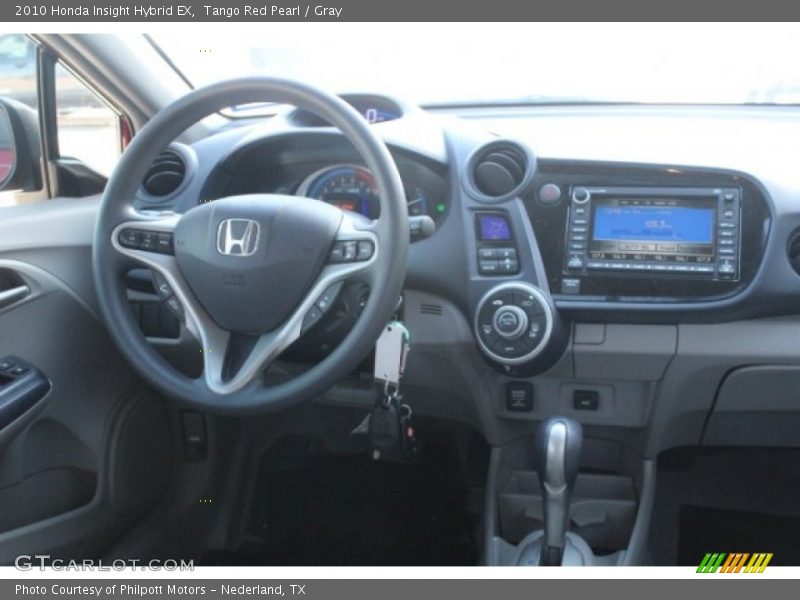 Tango Red Pearl / Gray 2010 Honda Insight Hybrid EX