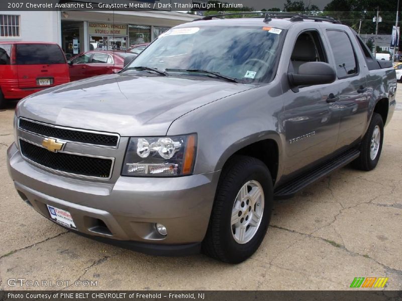 Graystone Metallic / Dark Titanium/Light Titanium 2007 Chevrolet Avalanche LS