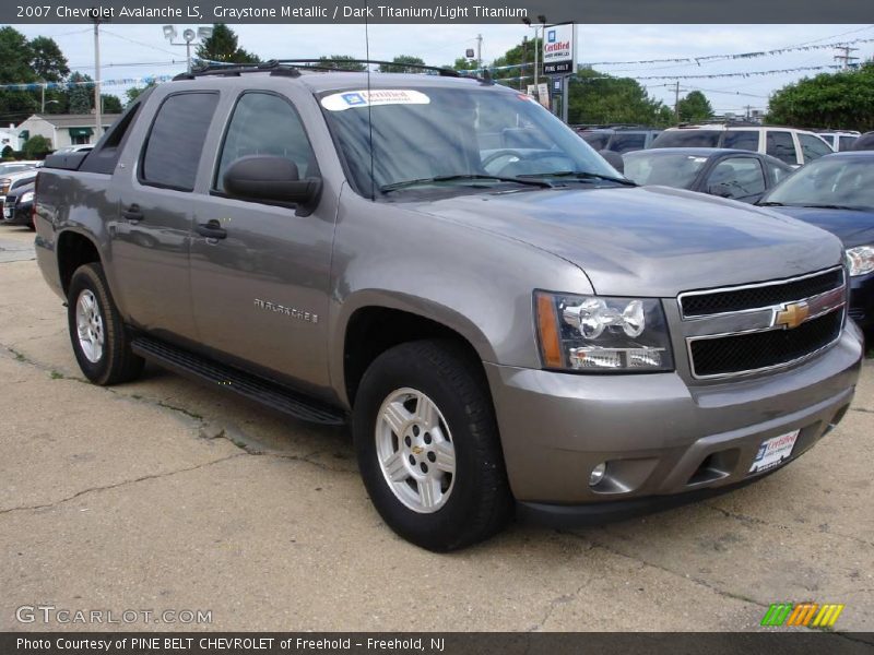 Graystone Metallic / Dark Titanium/Light Titanium 2007 Chevrolet Avalanche LS