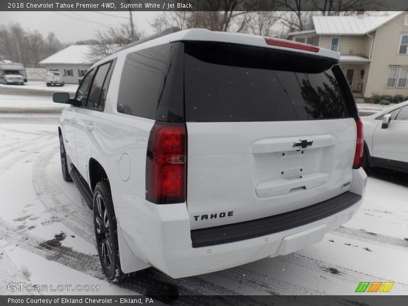 Summit White / Jet Black 2018 Chevrolet Tahoe Premier 4WD