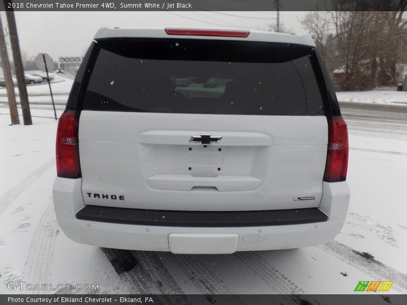 Summit White / Jet Black 2018 Chevrolet Tahoe Premier 4WD