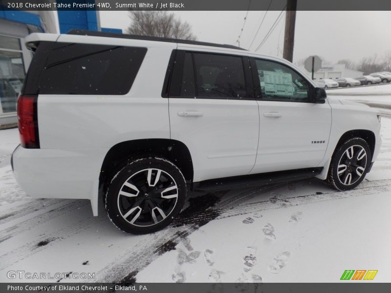 Summit White / Jet Black 2018 Chevrolet Tahoe Premier 4WD