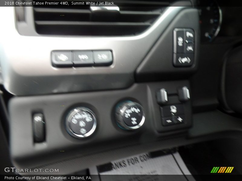 Summit White / Jet Black 2018 Chevrolet Tahoe Premier 4WD