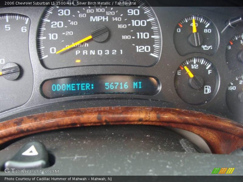 Silver Birch Metallic / Tan/Neutral 2006 Chevrolet Suburban LS 1500 4x4