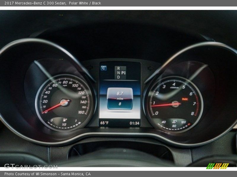 Polar White / Black 2017 Mercedes-Benz C 300 Sedan