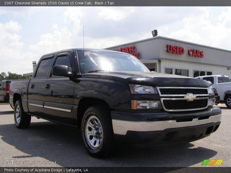 Black / Tan 2007 Chevrolet Silverado 1500 Classic LS Crew Cab