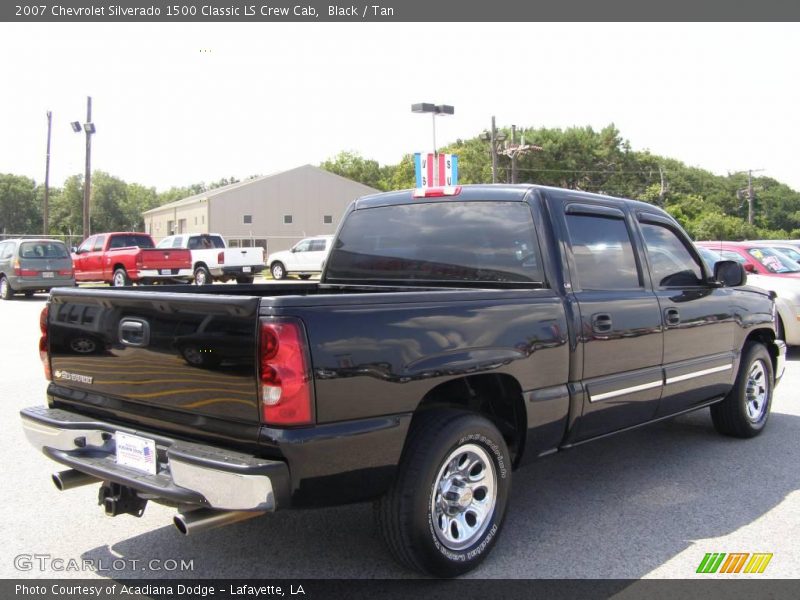 Black / Tan 2007 Chevrolet Silverado 1500 Classic LS Crew Cab