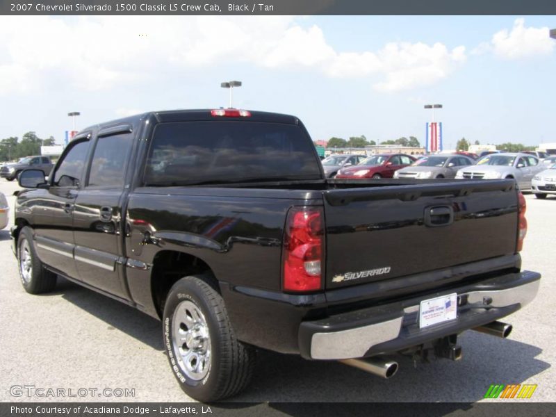 Black / Tan 2007 Chevrolet Silverado 1500 Classic LS Crew Cab